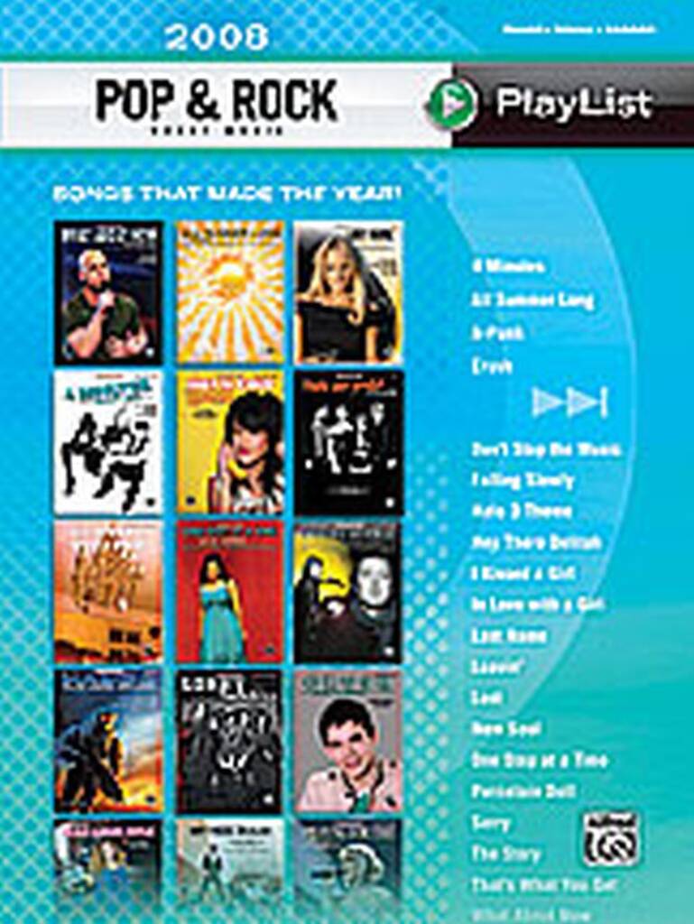2008 Pop and Rock Playlist